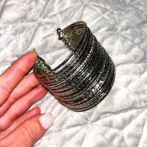 Sale Silver Cuff Bracelet w/ cz for sparkle ✨